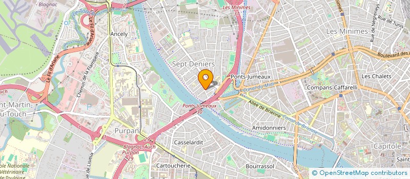localisation de l'entreprise MADAME LAETITIA SIEURAC à TOULOUSE