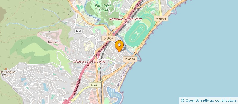 localisation de l'entreprise MADAME LAETITIA SILLI à VILLENEUVE-LOUBET