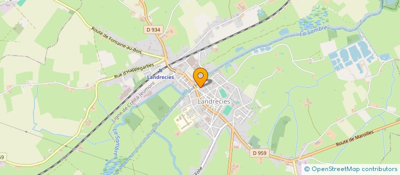 localisation de l'entreprise MADAME LAETITIA SKOWRONSKI à LANDRECIES