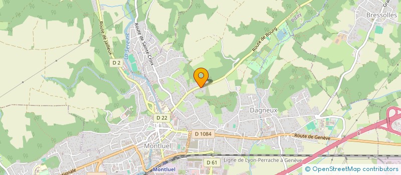 localisation de l'entreprise MADAME LAETITIA SLIMANI à DAGNEUX