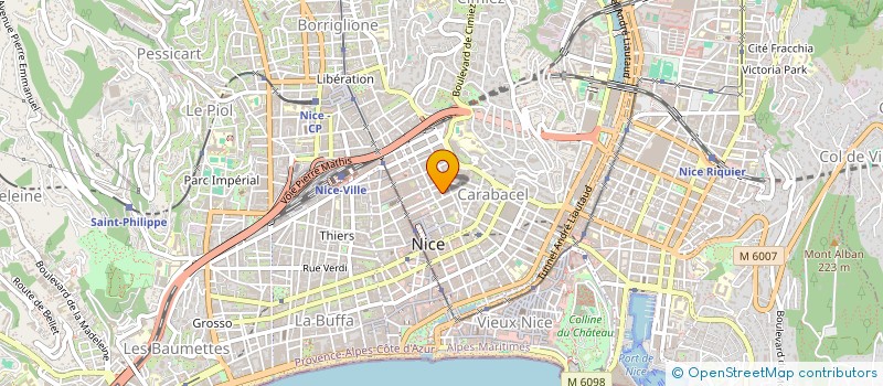 localisation de l'entreprise MADAME LAETITIA SONNET à NICE