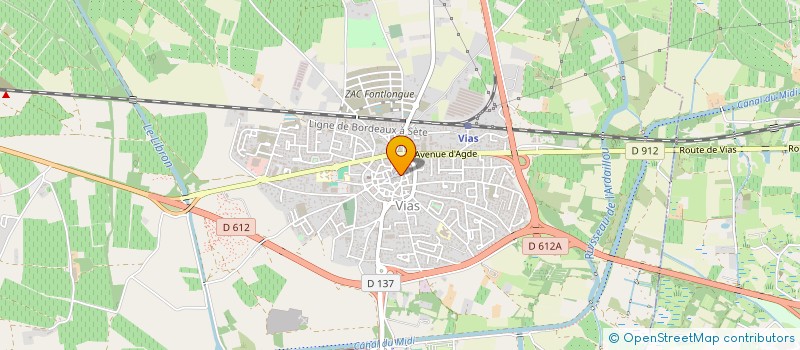 localisation de l'entreprise MADAME LAETITIA SOULAGE  VIAS