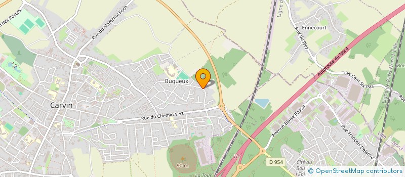 localisation de l'entreprise MADAME LAETITIA SRUTOWSKI  CARVIN