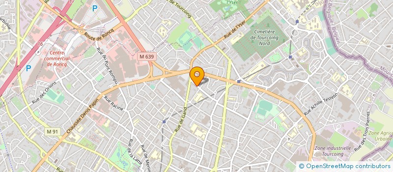 localisation de l'entreprise MADAME LAETITIA STACKOWIAK  TOURCOING