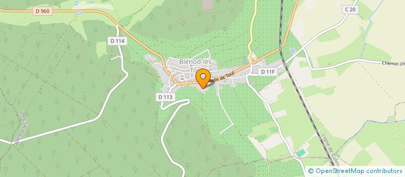 localisation de l'entreprise MADAME LAETITIA STREFF à BLENOD-LES-TOUL