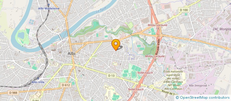 localisation de l'entreprise MADAME LAETITIA SUAREZ à ALBI