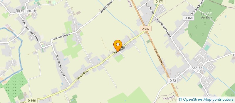 localisation de l'entreprise MADAME LAETITIA SUEL  RICHEBOURG