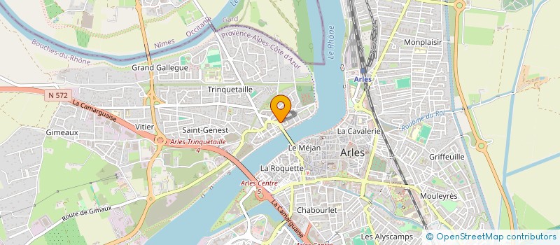 localisation de l'entreprise MADAME LAETITIA SURREL  ARLES