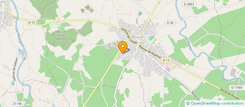 localisation de l'entreprise MADAME LAETITIA SVOBODA  ROUJAN