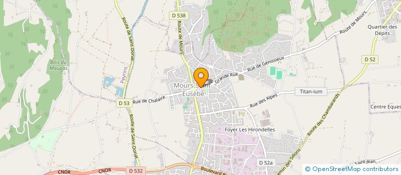 localisation de l'entreprise MADAME LAETITIA TALIER  MOURS-SAINT-EUSEBE