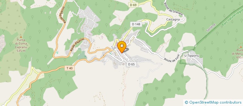 localisation de l'entreprise MADAME LAETITIA TAMBURINI à SARTENE