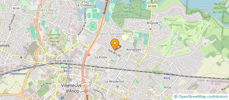 localisation de l'entreprise MADAME LAETITIA TANCHE  VILLENEUVE-D'ASCQ