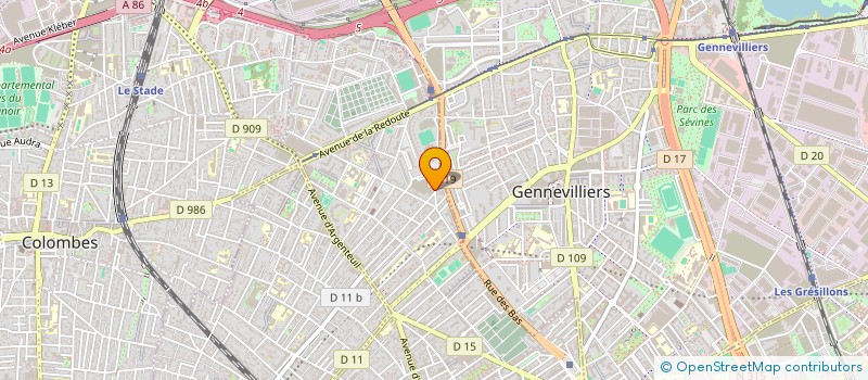 localisation de l'entreprise MADAME LAETITIA TCHEUTCHOUA à ASNIERES-SUR-SEINE