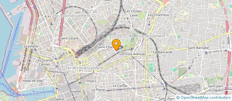 localisation de l'entreprise MADAME LAETITIA TEISSIER à MARSEILLE
