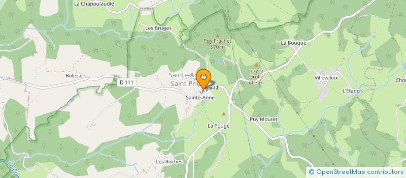 localisation de l'entreprise MADAME LAETITIA TEIXIER à DOMPS