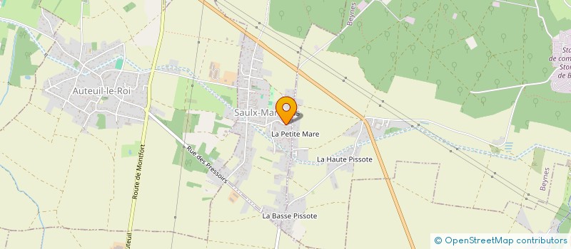 localisation de l'entreprise MADAME LAETITIA TEOT à SAULX-MARCHAIS