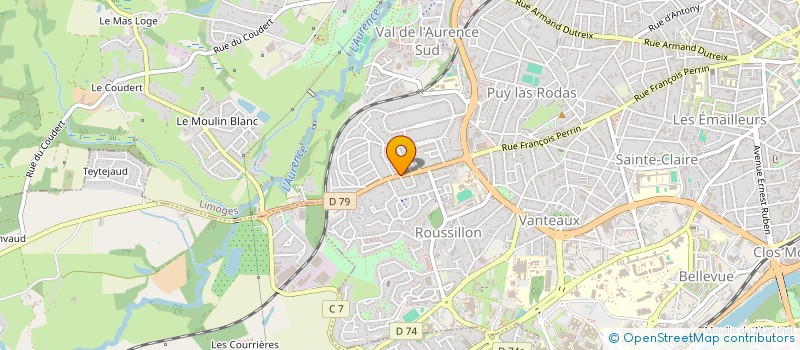 localisation de l'entreprise MADAME LAETITIA TERNAT à LIMOGES