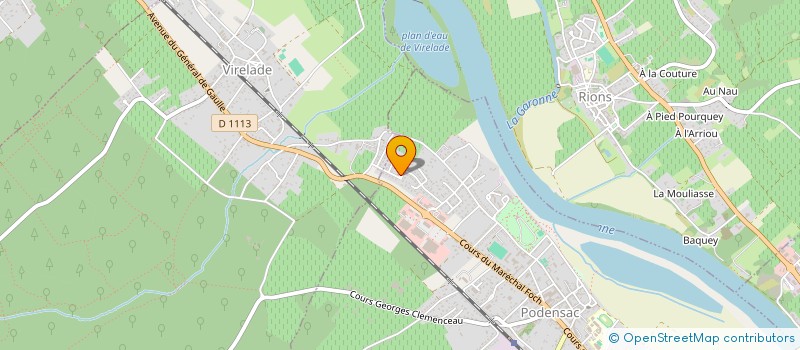 localisation de l'entreprise MADAME LAETITIA TEXIER  PODENSAC