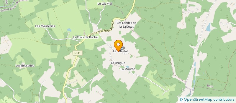 localisation de l'entreprise MADAME LAETITIA THABEAU  ROUFFIGNAC ST CERNIN DE R