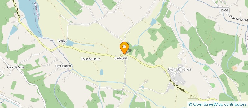 localisation de l'entreprise MADAME LAETITIA THALLINGER  LA SALVETAT-BELMONTET