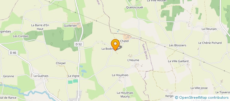 localisation de l'entreprise MADAME LAETITIA THEBAULT  SEVIGNAC