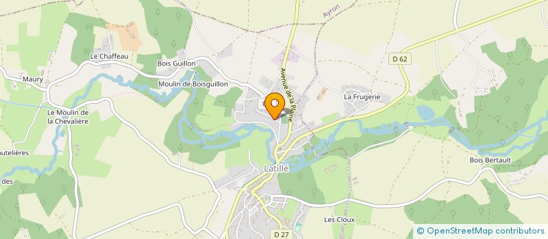 localisation de l'entreprise MADAME LAETITIA THIEBAULT  AYRON