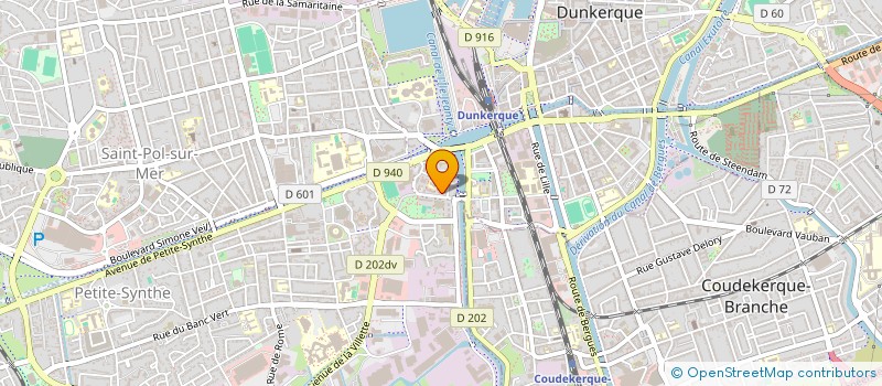 localisation de l'entreprise MADAME LAETITIA THIEBAUT à DUNKERQUE