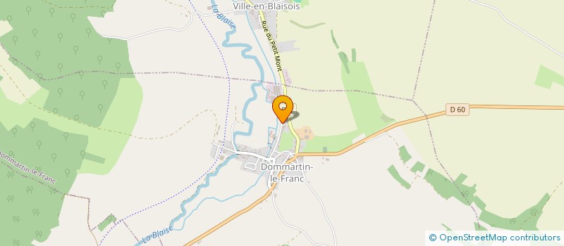 localisation de l'entreprise MADAME LAETITIA THIEBAUT à DOMMARTIN-LE-FRANC