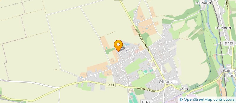 localisation de l'entreprise MADAME LAETITIA THIOLLENT  OFFRANVILLE