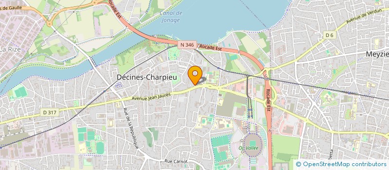 localisation de l'entreprise MADAME LAETITIA THOLLOT à DECINES-CHARPIEU