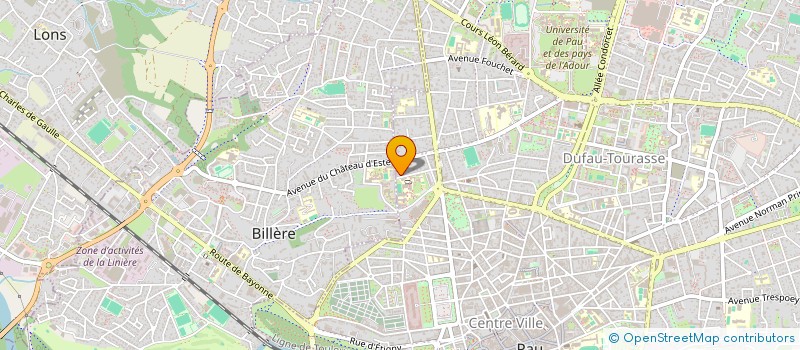 localisation de l'entreprise MADAME LAETITIA THOMAS à PAU
