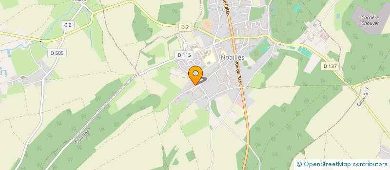 localisation de l'entreprise MADAME LAETITIA THOMASSIN  NOAILLES