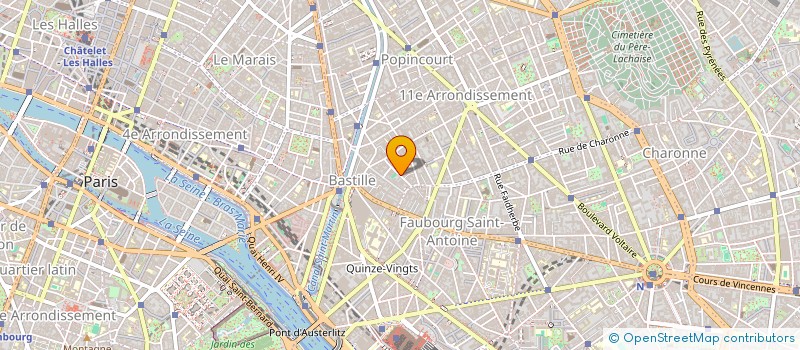 localisation de l'entreprise MADAME LAETITIA THORETON  PARIS