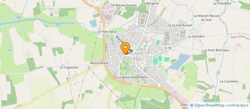 localisation de l'entreprise MADAME LAETITIA THUAULT  CHAUVE