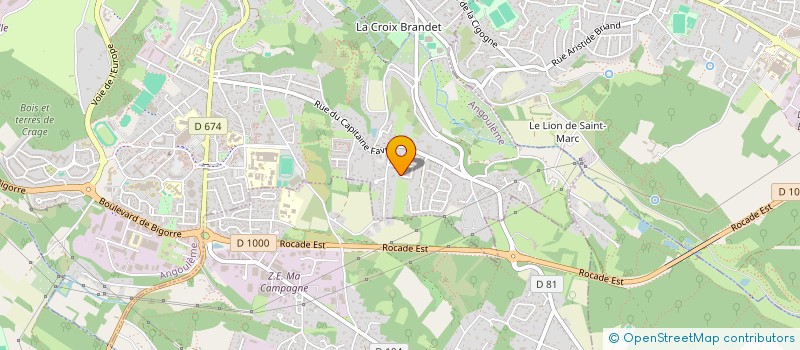 localisation de l'entreprise MADAME LAETITIA TIFFON à ANGOULEME