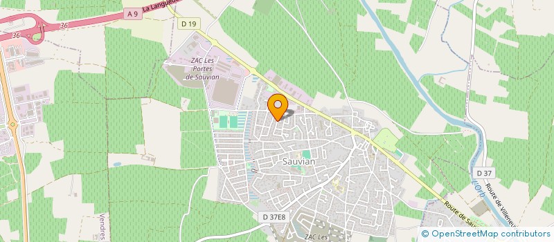 localisation de l'entreprise MADAME LAETITIA TINANT à SERIGNAN