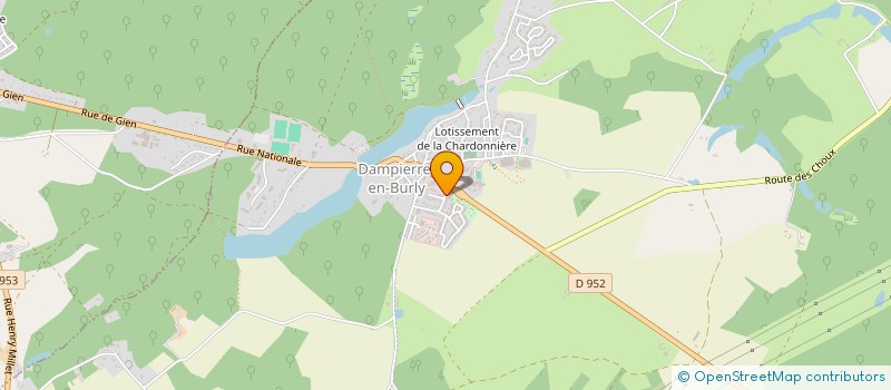 localisation de l'entreprise MADAME LAETITIA TINGAUD à DAMPIERRE-EN-BURLY