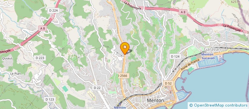 localisation de l'entreprise MADAME LAETITIA TITONE à MENTON