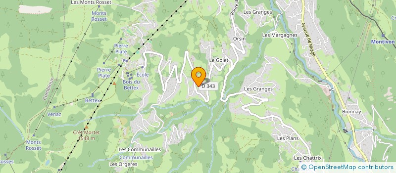 localisation de l'entreprise MADAME LAETITIA TOCHON-DANGUY  SAINT-GERVAIS-LES-BAINS