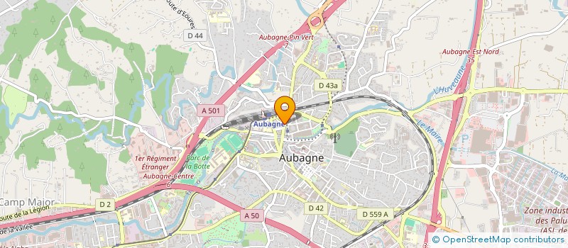 localisation de l'entreprise MADAME LAETITIA TOLLARI  AUBAGNE
