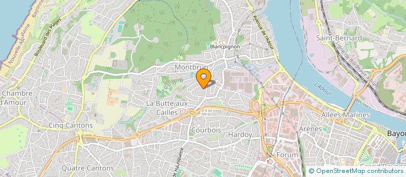 localisation de l'entreprise MADAME LAETITIA TOMASSI à ANGLET