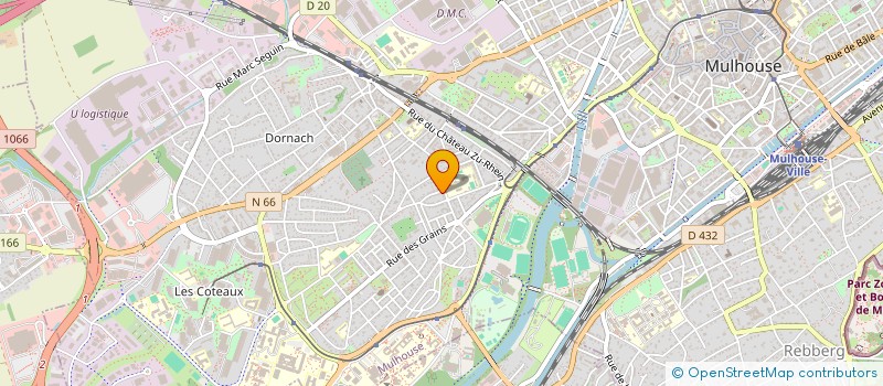 localisation de l'entreprise MADAME LAETITIA TORRES-GABRIEL  MULHOUSE