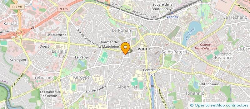 localisation de l'entreprise MADAME LAETITIA TOURRE à VANNES