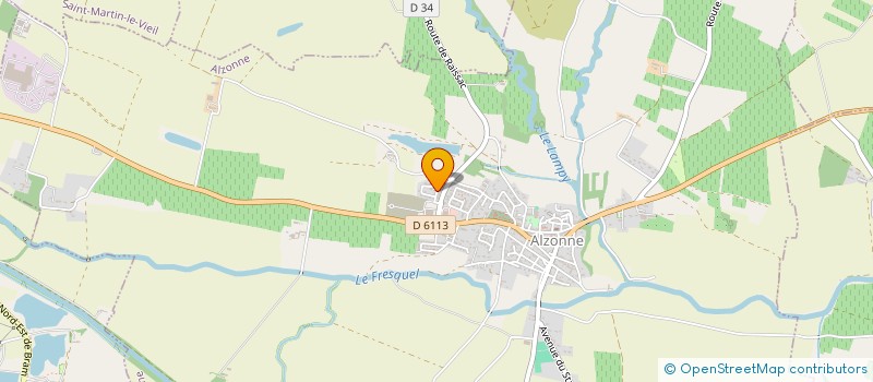 localisation de l'entreprise MADAME LAETITIA TOUSTOU  ALZONNE