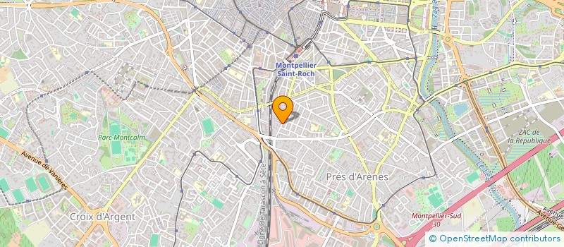 localisation de l'entreprise MADAME LAETITIA TRECOFF à MONTPELLIER