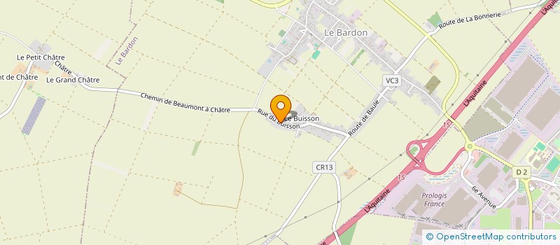 localisation de l'entreprise MADAME LAETITIA TREMAUX  LE BARDON