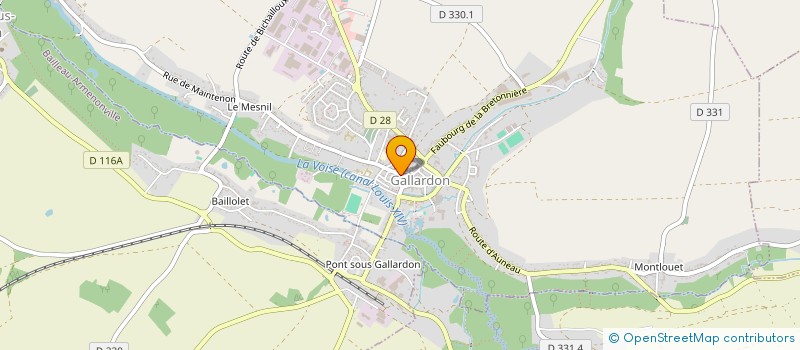 localisation de l'entreprise MADAME LAETITIA TRIOLET à GALLARDON
