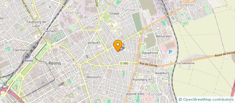 localisation de l'entreprise MADAME LAETITIA TROCHAIN  REIMS