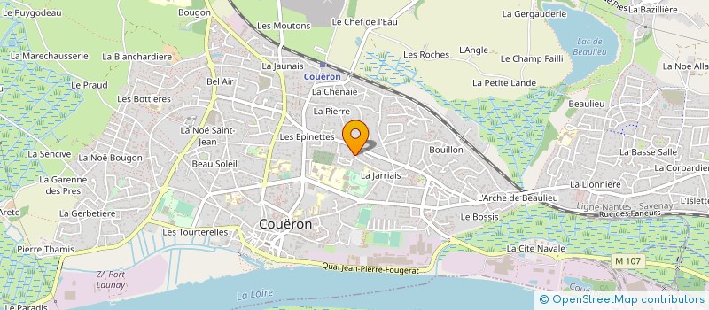 localisation de l'entreprise MADAME LAETITIA TUAL à COUERON