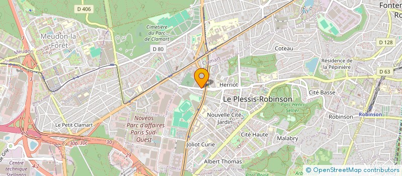 localisation de l'entreprise MADAME LAETITIA TURQUET  LE PLESSIS-ROBINSON